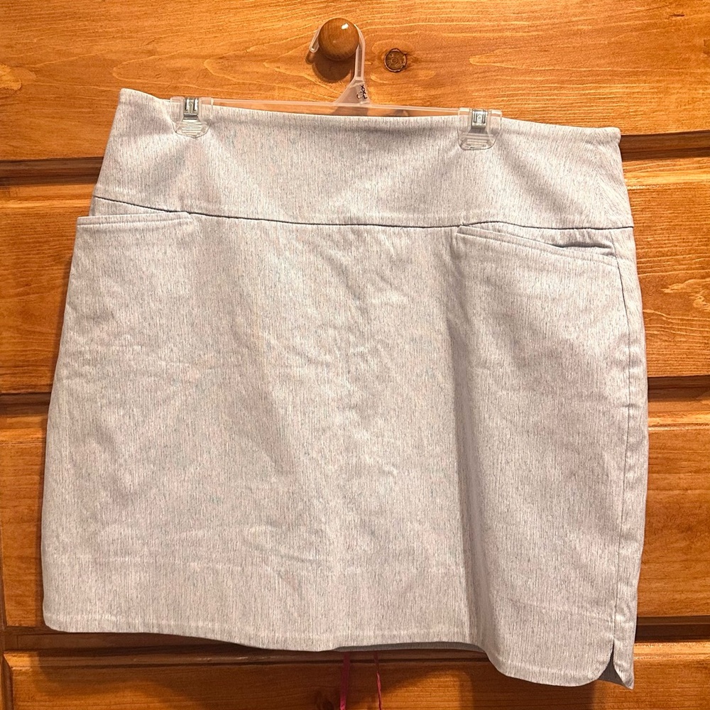 Women's Light Gray blue athletic Skirt - Neutral Everyday Style